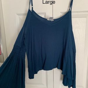 Cold shoulder blouse